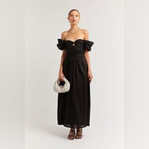 DISSH Malik Black Linen Dress
